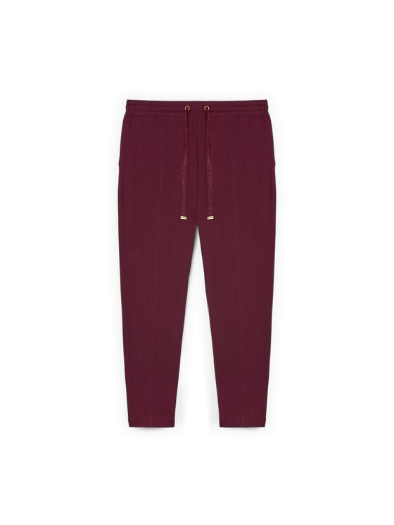 Fiorella Rubino Fiorella Rubino Pantaloni di tessuto P856L002443N036 Bordeaux Slim Fit