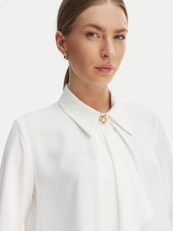 Rinascimento Rinascimento Koszula CFC0127637003 Biały Regular Fit