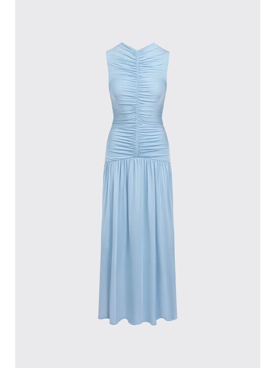 MARI PRETI MARI PRETI Vestito estivo Aurelia Blu Slim Fit