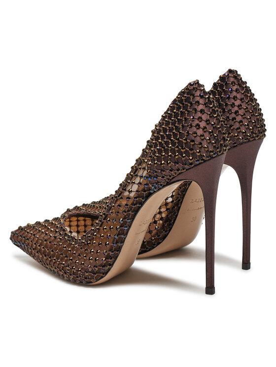 Le Silla Le Silla Scarpe stiletto Deco Gilda 120 Stocking 2144B100R1PPSAS748 Marrone