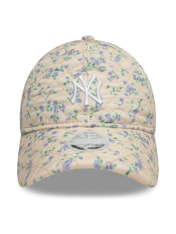 New Era New Era Kepurė su snapeliu New York Yankees Floral Quilt 9Twenty 60595367 Smėlio