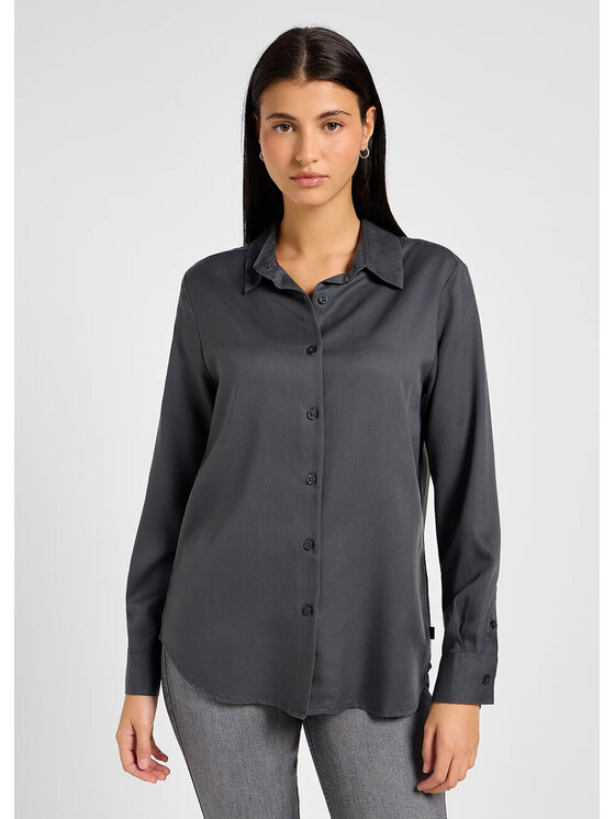 Lee Lee Camicia POCKETLESS SHIRT Grigio Regular Fit