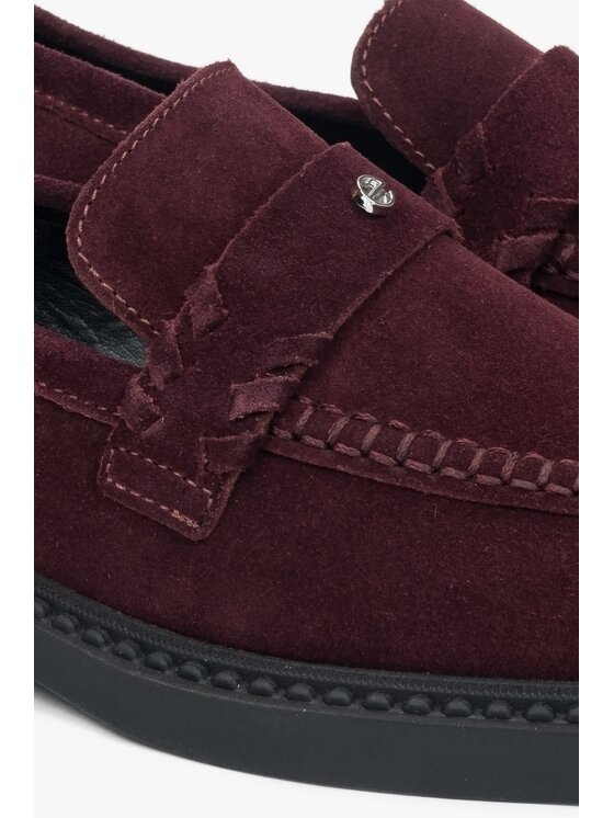 Estro Estro Loafers ER00117027 Bordová