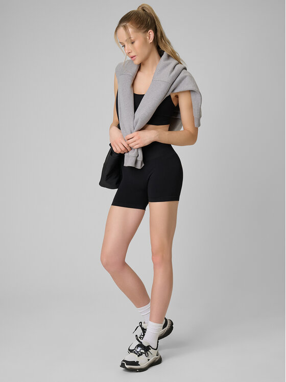 4F 4F Biustonosz sportowy BASIC+ Czarny