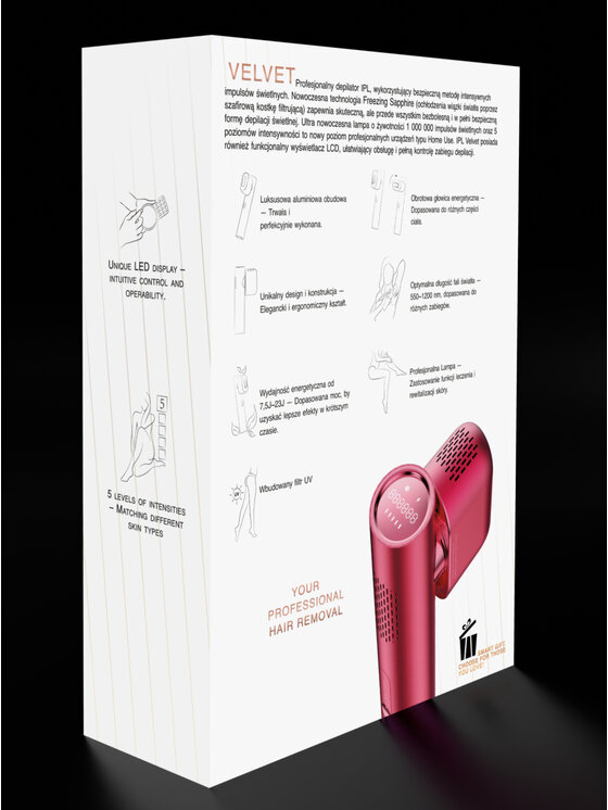 Diforo Diforo Diforo Velvet IPL - Chłodzenie - Szafir Depilator
