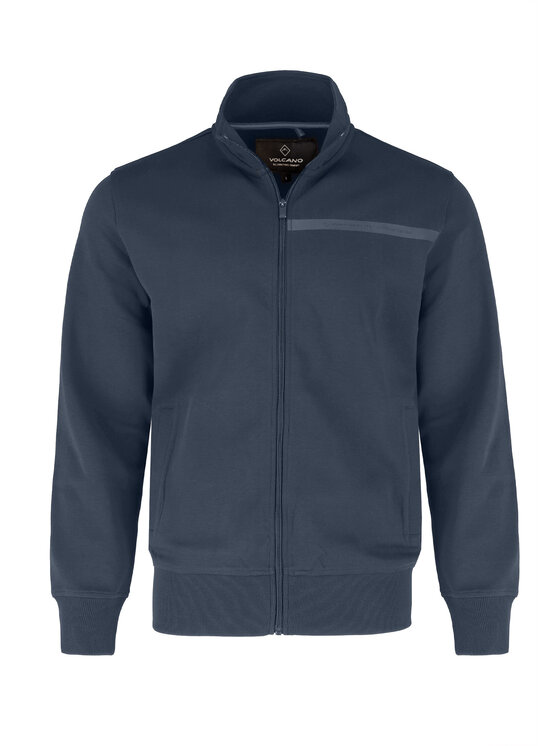 Volcano Volcano Bluza B-LUNOS Granatowy Regular Fit