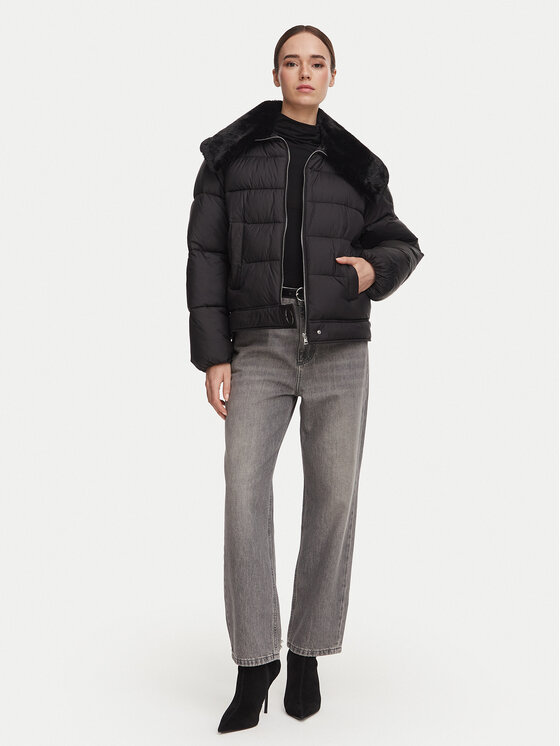 HUGO HUGO Zimska jakna Fleuv-1 50567755 Črna Regular Fit