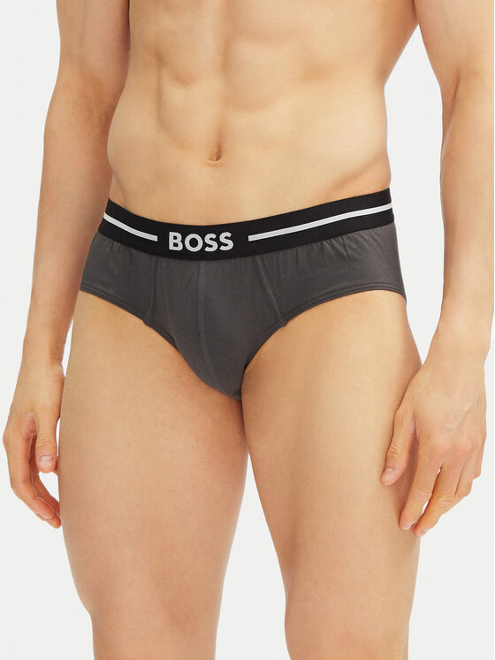 BOSS BOSS Набір з 3 пар сліпів 50531706 Сірий