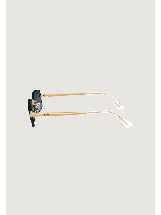 Ray-Ban Ray-Ban Okulary przeciwsłoneczne Rettangolare - Unisex Złoty