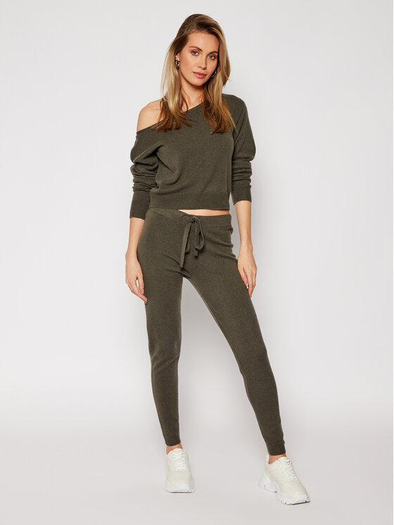 Pantaloni da tuta Tania W0RR10 R2QA0 Verde Regular...