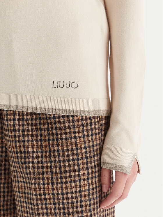Liu Jo Liu Jo Rolák MF5229 MS49I Écru Regular Fit