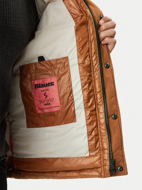Blauer Blauer Μπουφάν μεταβατικό Perkins 26WBLUC02170 Καφέ Regular Fit