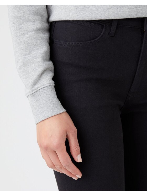 Wrangler Wrangler Jeansy SKINNY Czarny Skinny Fit