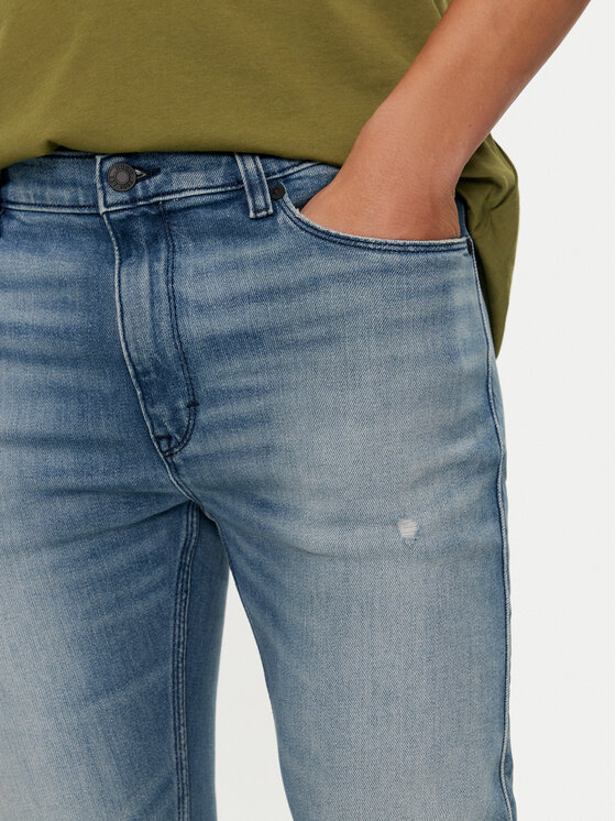 HUGO Hugo Джинси 50517524 Голубий Extra Slim Fit