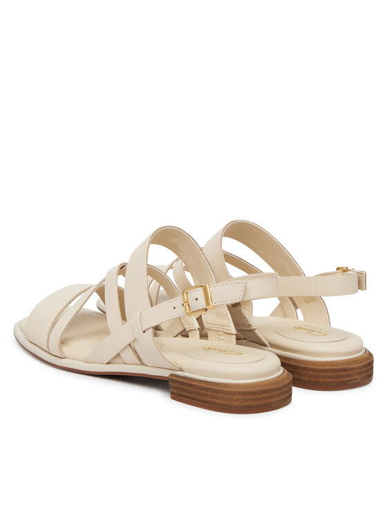 Clarks Clarks Sandały Ariany Strap 26186578 Écru