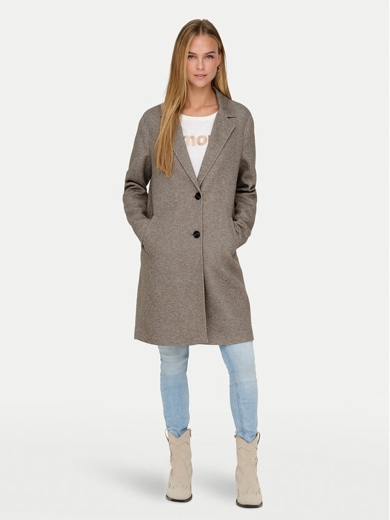 ONLY ONLY Płaszcz przejściowy Sedona 15321862 Szary Regular Fit