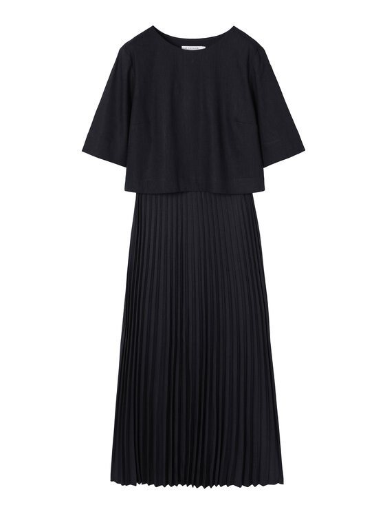 TATUUM TATUUM Sukienka codzienna FENORA Granatowy Flare Fit