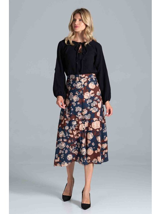 FIGL FIGL Blúzka M818 Čierna Regular Fit
