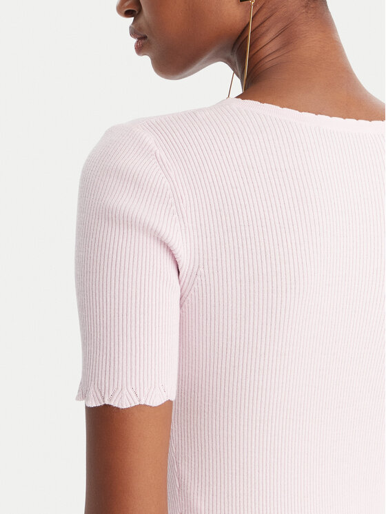 Elisabetta Franchi Elisabetta Franchi Rochie tricotată AM-53S-51E2 Roz Slim Fit