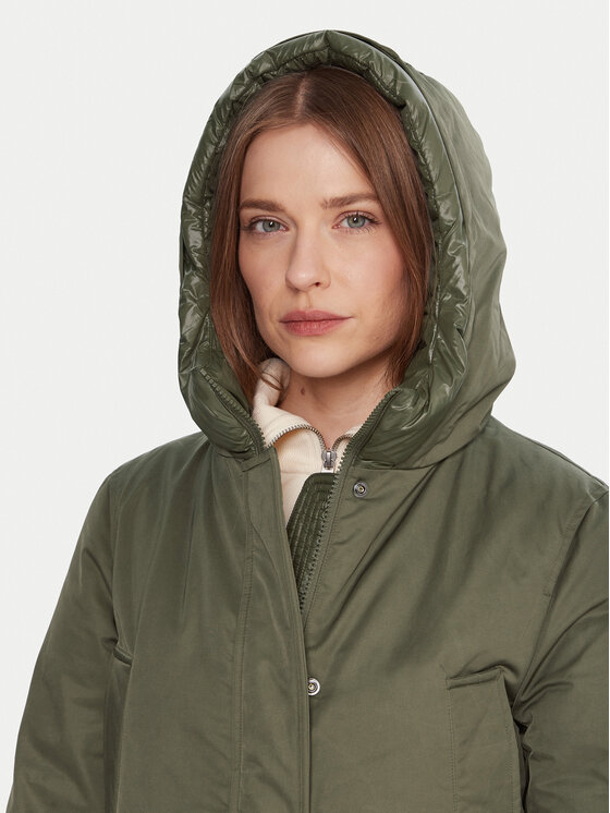 Tommy Hilfiger Tommy Hilfiger Parka WW0WW46533 Roheline Relaxed Fit