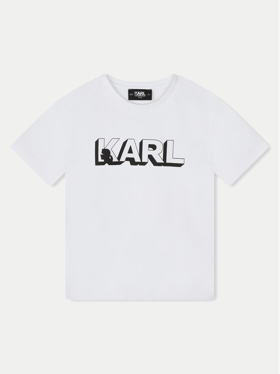 Karl Lagerfeld Kids T-shirt Z30254 M Bijela Regular Fit