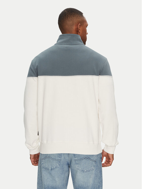Napapijri Napapijri Μπλούζα B-Saturnia NP0A4ICHN1A1 Λευκό Regular Fit