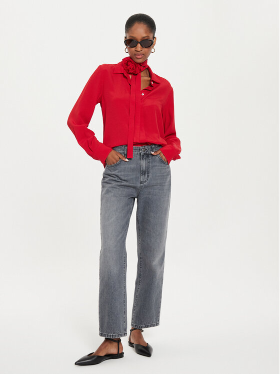 Marella Marella Camicia Nastro 2423116181 Rosso Regular Fit