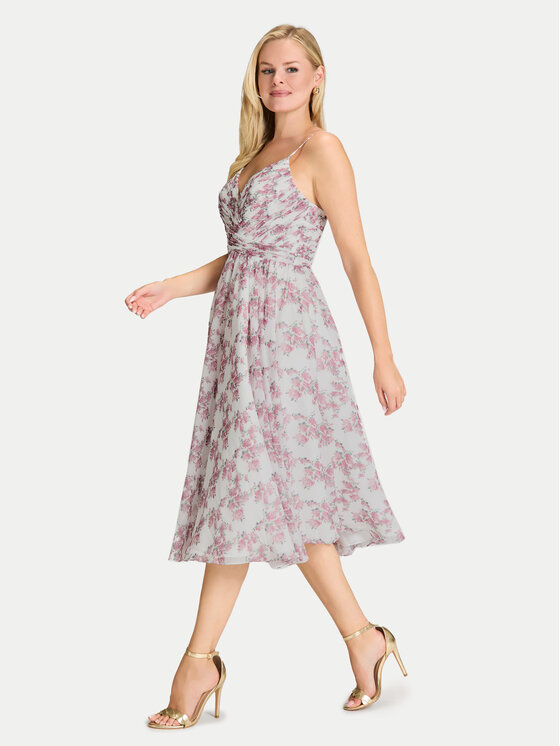 Hey Kyla Hey Kyla Sukienka koktajlowa 5AI215HK Kolorowy Regular Fit