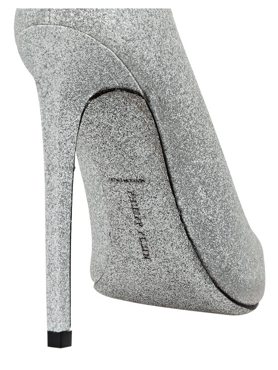 PHILIPP PLEIN PHILIPP PLEIN Czółenka 9291 Srebrny
