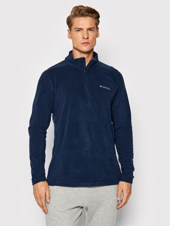 Columbia Fleecová mikina Klamath Range 1352472466 Tmavomodrá Regular Fit