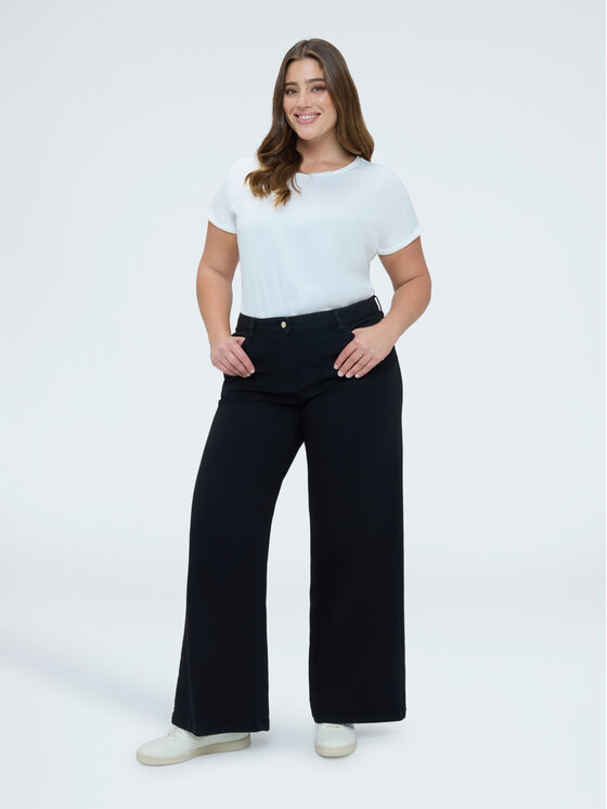 Fiorella Rubino Fiorella Rubino Jeansy P463T105156N033 Czarny Regular Fit
