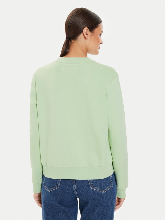 Calvin Klein Jeans Calvin Klein Jeans Bluza Institutional J20J222548 Zielony Regular Fit
