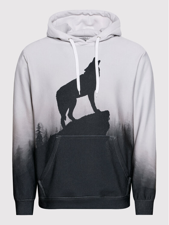 Mr. GUGU & Miss GO Mr. GUGU & Miss GO Μπλούζα Unisex Shadow Of Wolf Γκρι Regular Fit