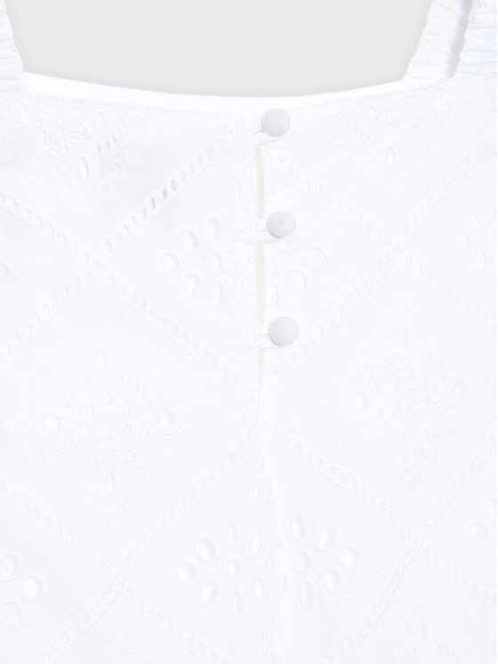 Guess Guess Vasaras kleita J3GK23 WFGJ0 Balts Regular Fit