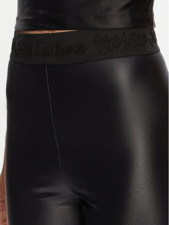 Versace Jeans Couture Versace Jeans Couture Legginsy 78HAC101 Czarny Slim Fit