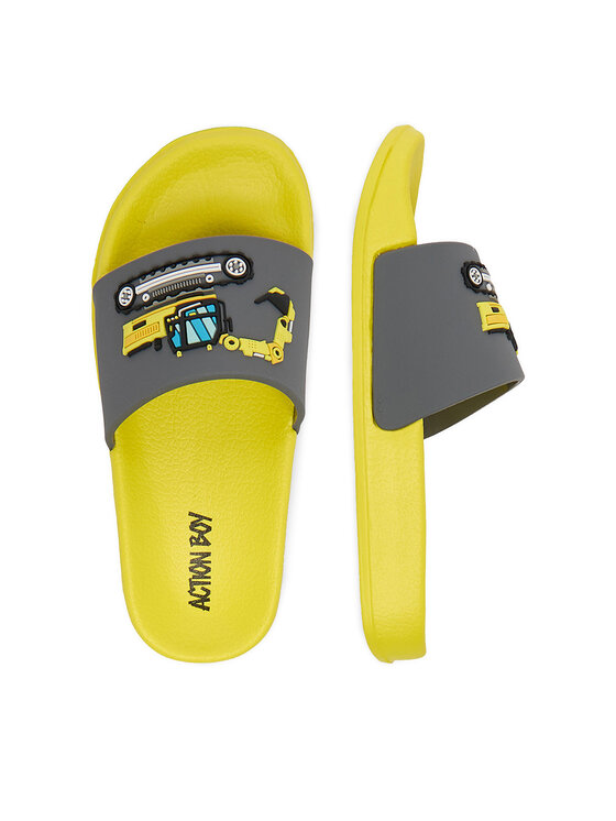 Action Boy Action Boy Παντόφλες P3047083K Γκρι