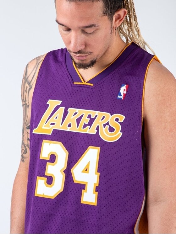 Mitchell & Ness Mitchell & Ness Smanicato NBA SWINGMAN JERSEY LAKERS 99-00 SHAQUILLE O`NEAL Viola Regular Fit