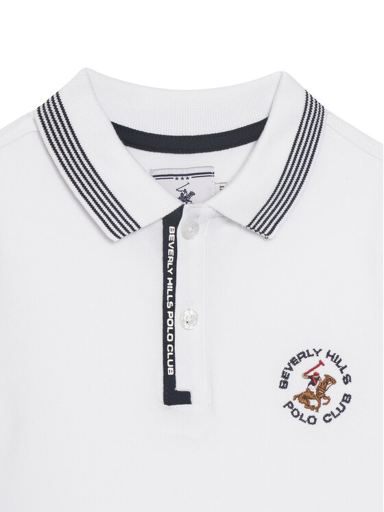 Beverly Hills Polo Club Beverly Hills Polo Club Pólóing P-SS26B-P424108 Fehér Regular Fit