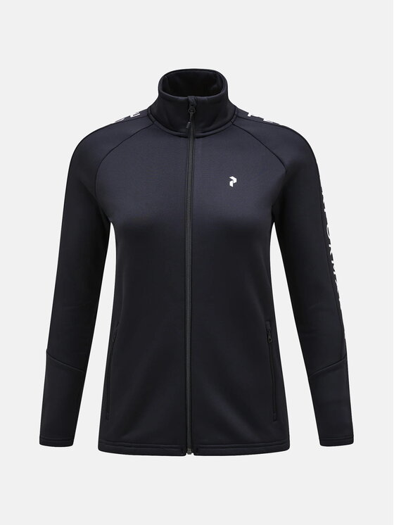 Peak Performance Peak Performance Bluza techniczna Rider Czarny Regular Fit