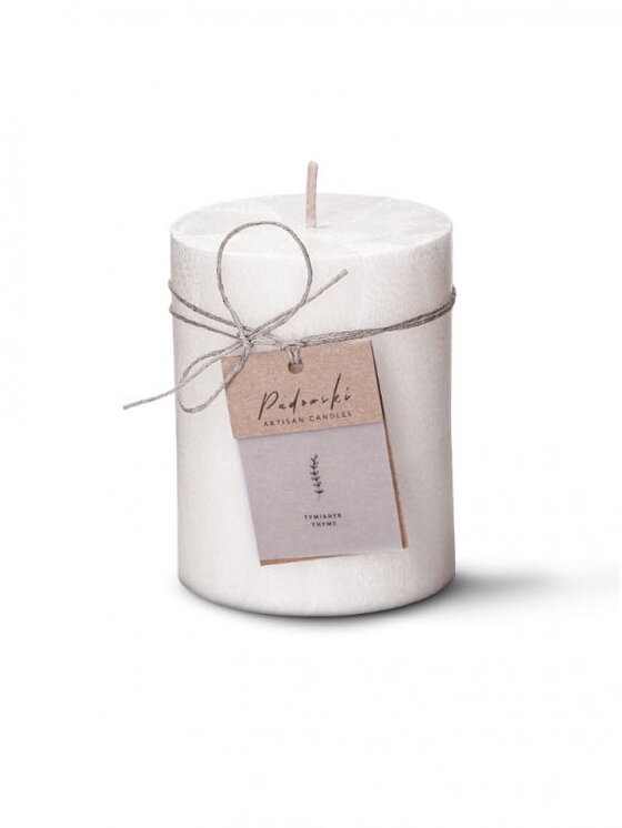Padowski Artisan Candles Padowski Artisan Candles Świeca klasyczna tymianek Biały
