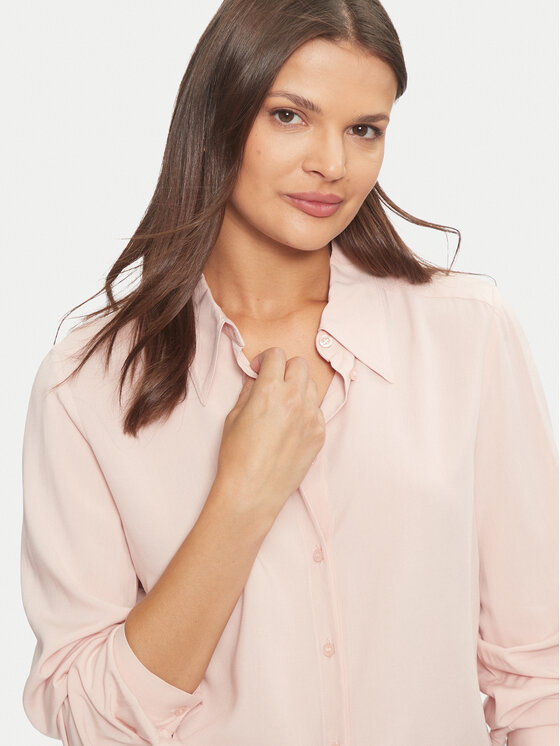 United Colors Of Benetton United Colors Of Benetton Сорочка 5WPWDQ04R Рожевий Regular Fit