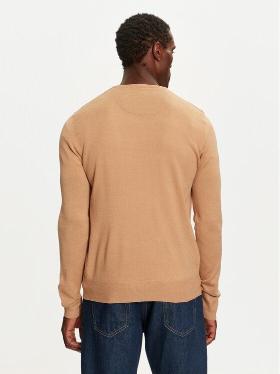 Brave Soul Brave Soul Sweter MK-230PARSEC6 Beżowy Regular Fit