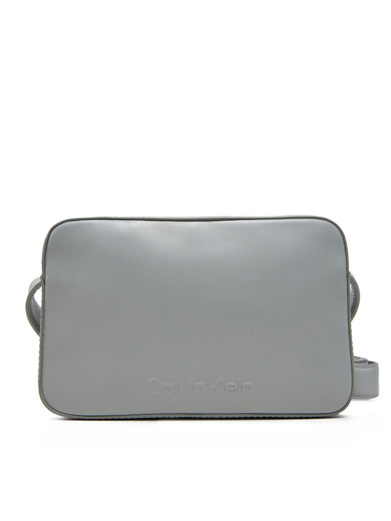 Geantă Calvin Klein Embossed Logo Camera Bag K60K612555 Gri