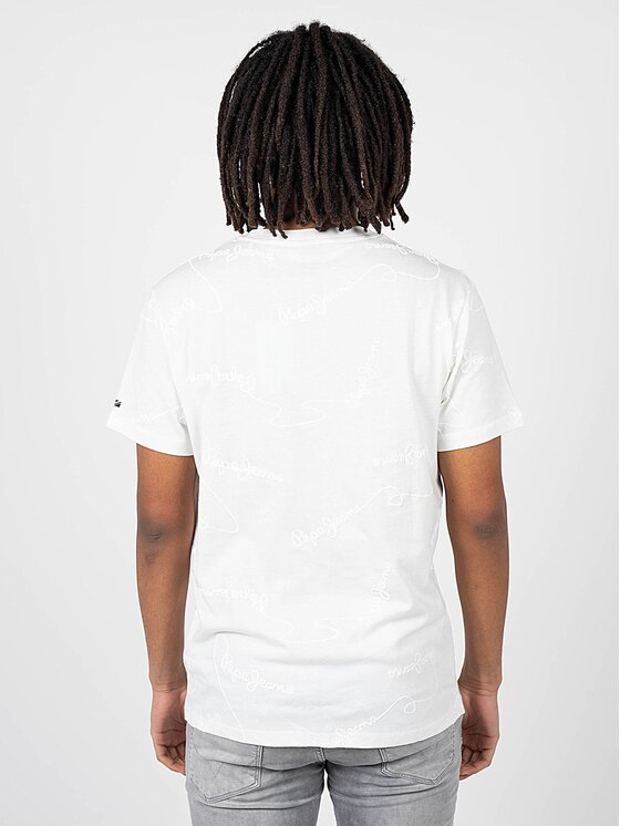 Pepe Jeans Pepe Jeans T-shirt PM508544 | Saschate Bianco Regular Fit