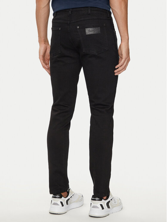 Wrangler Wrangler Jeans hlače Larston 112356815 Črna Slim Fit