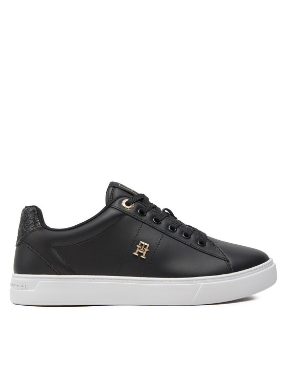 Tommy Hilfiger Tenisice Elevated Essent Sneaker Monogram FW0FW07999 Crna