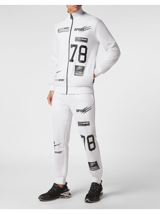 Plein Sport Plein Sport Completo top e pantaloni 653 Bianco Regular Fit