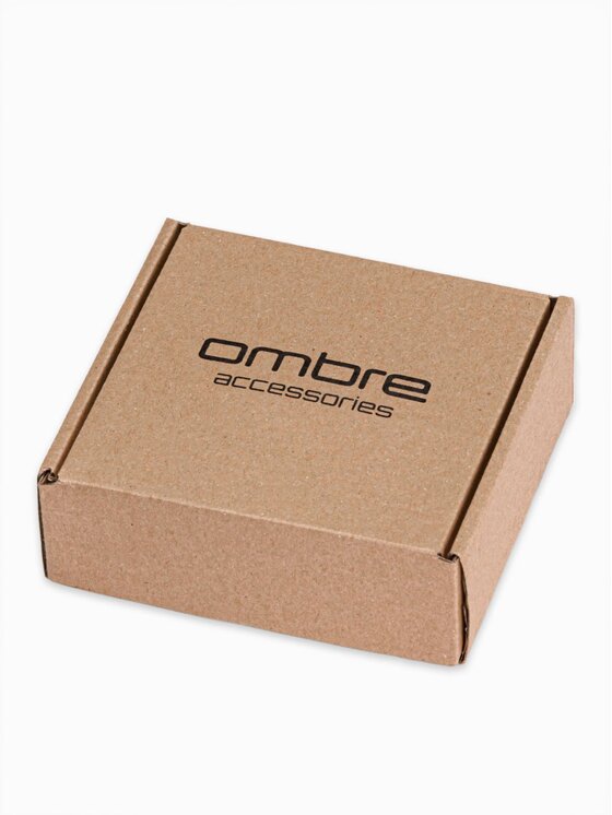 Ombre Ombre Pánský pásek A028 Černá