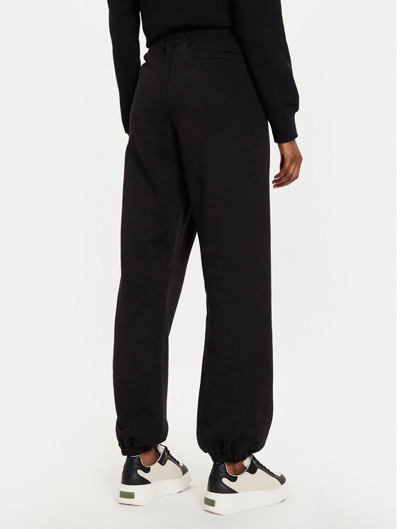 KARL LAGERFELD KARL LAGERFELD Παντελόνι φόρμας 245W1053 Μαύρο Regular Fit