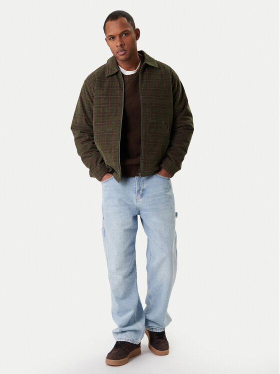 Element Element Prehodna jakna Corduroy Garage ELYJK00283 Khaki Relaxed Fit